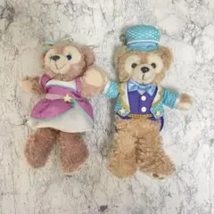 美品セット！　シェリーメイ　ダッフィーぬいぐるみバッジ　ステップトゥシャイン