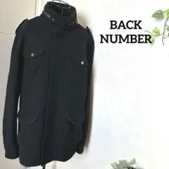 BACK NUMBER バックナンバー　黒ジャンバー　X L 中綿取外しフード付