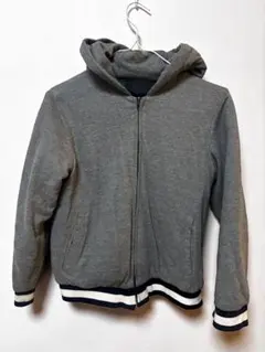 ★キッズ★GAP KIDS★M★130★フード付きグレー ジャケット★