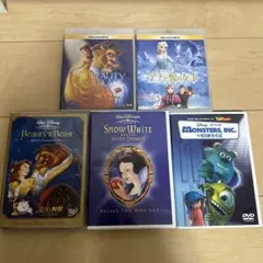 Disney アニメ DVD 4作品5本セット