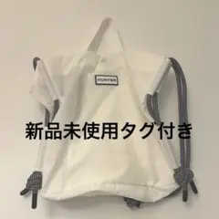 アダムエロペ　HUNTERリップストップナイロンビーチバッグ　ホワイト