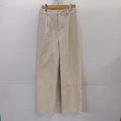 W580 GLOBALWORK ウツクシルエットコーデュロイワイドパンツ