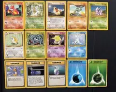 旧裏英語版Vintage Cards 14 Card Lotのサムネイル