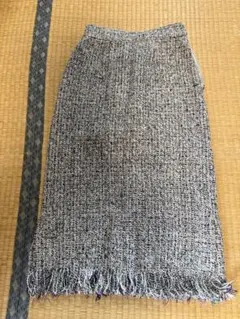 フリンジ付きタイトスカート サイズ1