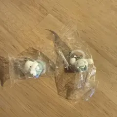 산리오 ミニチャーム 2種セット ポチャッコ&シナモン