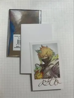 にじさんじ　Oriens チェキ風カード　宇佐美リト　箔押し