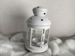흰색 별 모양의 캔들 홀더