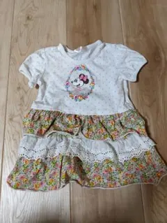 東京ディズニーリゾート 女の子用ミニーちゃんワンピース ９０センチ