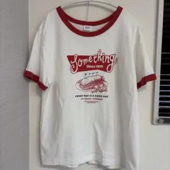 SOMETHING ヴィンテージ リンガー Tシャツ　Lサイズのサムネイル