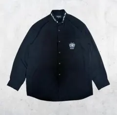 【美品】黒 長袖シャツ ポケット付き モードのサムネイル