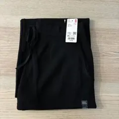 UNIQLO ウォッシャブルニットリブパンツ 3XL ブラック