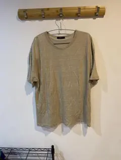 COMME CA ISM ベージュ Tシャツ Lサイズ