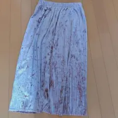 ベルベット　スカート140〜150サイズ プリーツ