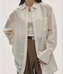 TODAYFUL Silky Pocket Shirts オフホワイト Fのサムネイル