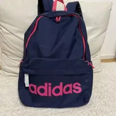 adidas ネイビー ピンク バックパック