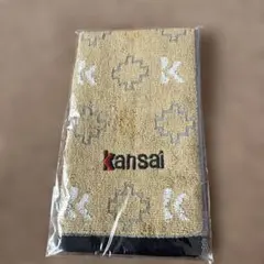 kansai ハンドタオル ベージュ ロゴ刺繍のサムネイル