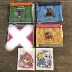 松屋　パウっとミニクリアポーチ　かっぱ寿司　おなまえラバーチャーム