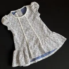 BONNIE JEAN レースペプラム　トップス　5T 110cm