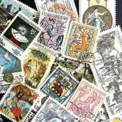 海外切手　使用済み　外国切手　チェコスロバキア　セレクト　27種