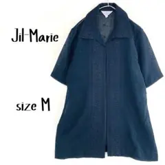 Jil-Marie ジルメアリー ヴィンテージ 刺繍 シアーブラウス ブラックM