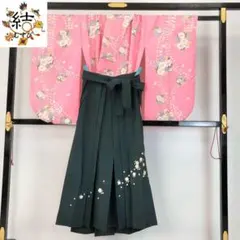 卒業式袴6セット振袖・袴(紐下94㌢)158〜163㌢ 襦袢・半巾帯・重衿・髪 
