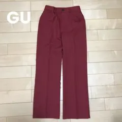 赤 カジュアルパンツ