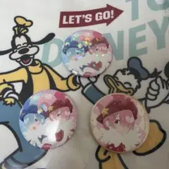 リゼロ ホログラム缶バッジ 3個セット ラムとレムの誕生日生活2020ver