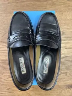 HARUTA ARVIN ブラックローファー