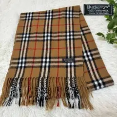 Burberrys OF LONDON ノバチェック マフラー ラムウール