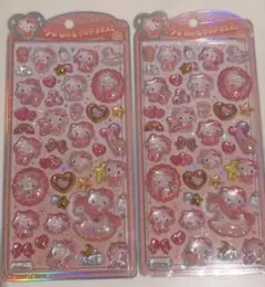 国内正規品 サンリオ ハローキティ ベビー うるちゅる ポップシール 2個セット