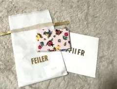 FEILER ハイジ阪急うめだ本店 限定マルチケースピンク 新品 ・ 巾着