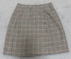 GU チェックミニスカート セット 千鳥柄 Sサイズ