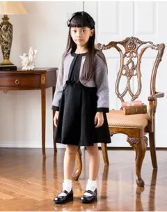 CC送料込み ボレロジャケット＋ワンピース [B2] 150cm 【M3982】