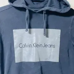 カルバンクライン・ジーンズ　パーカー　プルオーバー　黒　S