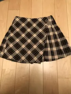 ZARA チェック柄ミニスカート