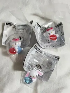 サンリオ めじるしアクセサリー エモきゅん2 ハローキティ しろうさ 3個セット
