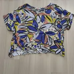 ZARAボタニカル柄 半袖Tシャツのサムネイル
