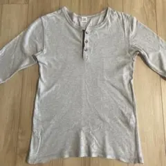 green label relaxing ヘンリーネックカットソー グレー Sのサムネイル