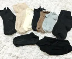 23.5〜24.0 靴下　タイツ　中古　9足まとめ売り 一点限り