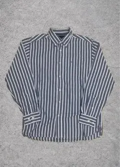 00s TOMMY HILFIGBR 長袖シャツ　ストライプ