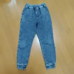 GU インディゴカットソージョガーパンツ 140㎝