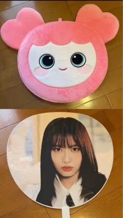 TWICE うちわケース/うちわ セット モモ 【Baby MOVELY】