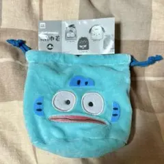 サンリオ はぴだんぶい ふわふわフェイス巾着 ハンギョドン