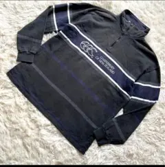 CANterbury ジップアップトレーナー ブラック・ネイビーM