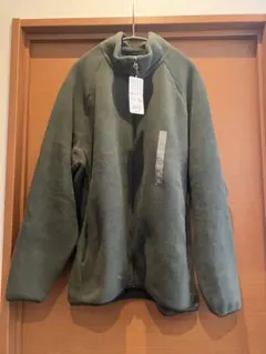 今季　UNIQLO フリースジャケット　オリーブ　XL