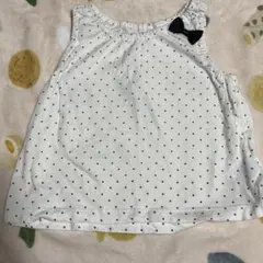 ベビー　ELFINDOLL ドット柄タンクトップ 95cm 夏！