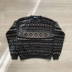 polo by Ralph Lauren / 90s 総柄ニット 希少