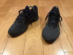 美品 人気 NIKE Downshifter9ダウンシフター9 ブラック25cm