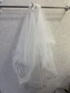 ホワイト チュール ウェディングベール