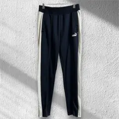 プーマ　トラックパンツ　ジャージパンツ　サイドライン　ロゴ　センターシーム　L